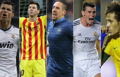 10 cầu thủ chạy cánh hàng đầu thế giới hiện nay