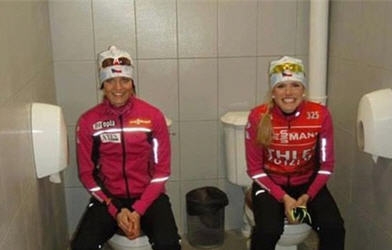 Nhà vệ sinh thiết kế kỳ lạ tại làng Olympic Sochi