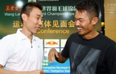 Hot: Lin Dan và Lee Chong Wei lần đầu tiên đánh đôi cùng nhau