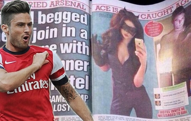 Sốc: Olivier Giroud ‘nài nỉ’ fan nữ Arsenal quan hệ tập thể