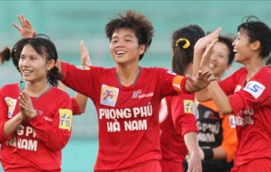 Giải bóng đá nữ VĐQG 2014: Phong Phú Hà Nam vô địch lượt đi