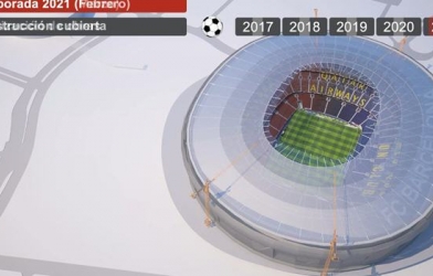 Barca công bố kế hoạch nâng cấp sân Nou Camp vào năm 2017