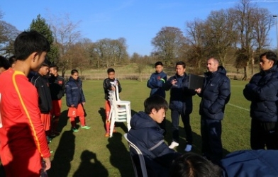 U19 Việt Nam sẽ đọ sức với U21 Liege tại Bỉ