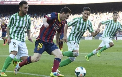 Video bàn thắng: Barcelona 3-1 Real Betis (VĐQG Tây ban Nha 2013/14)