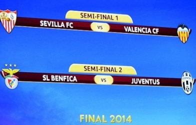 Juve gặp Benfica ở bán kết Europa League 2014