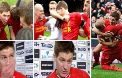Gerrard khóc trong ngày vinh quang của Liverpool ở Anfield