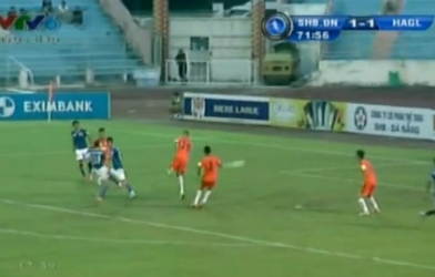 Út Cường lập siêu phẩm giúp HAGL cầm hòa Đà Nẵng