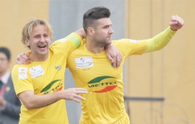 Đội hình tiêu biểu lượt đi V-League 2014: Thanh Hoá và Bình Dương áp đảo