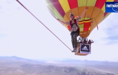 Video thể thao mạo hiểm: Đi trên dây ở độ cao hơn 1.200 mét không có dây bảo hộ