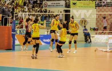 VTV Cup 2014: Vượt qua Triều Tiên, Việt Nam giành vé vào bán kết