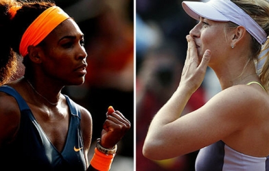 Roland Garros 2014: Thắng dễ, Serena và Sharapova cùng dắt tay nhau vào vòng 2