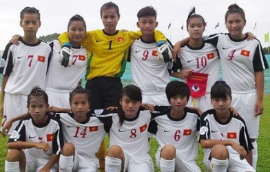 Đánh bại Singapore, U14 nữ Việt Nam gặp Thái Lan ở bán kết
