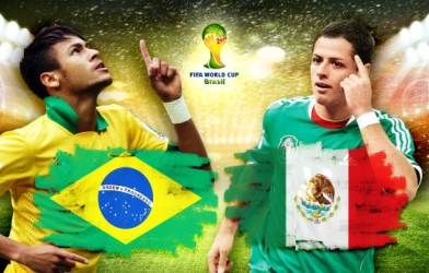 Dự đoán kết quả tỷ số trận đấu Brazil vs Mexico World Cup 2014