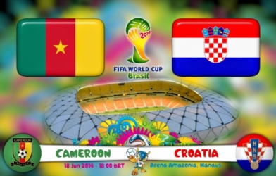 Link sopcast Cameroon vs Croatia World Cup 2014, 05h00 ngày 19/6