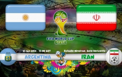Link sopcast Argentina vs Iran trực tiếp 23h00 ngày 21/6