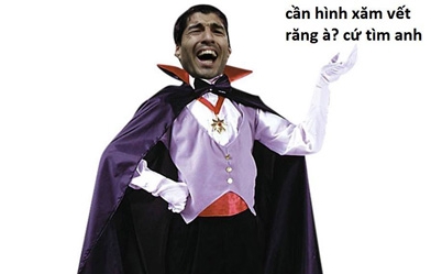 Ảnh chế hài hước vụ Luis Suarez 'bỏ bóng cắn Chiellini'