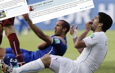 Luis Suarez lên tiếng sau án phạt nặng từ FIFA