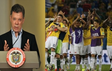 Tổng thống Colombia cho công chức nghỉ làm để cổ vũ ĐTQG gặp Brazil