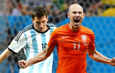 Video: So màn trình diễn của Robben và Messi ở World Cup 2014