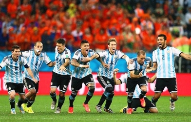 Chùm ảnh: Argentina đánh bại Hà Lan vào chung kết