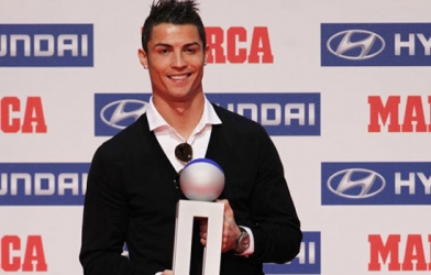 CR7 được trao giải Di Stefano năm thứ 3 liên tiếp