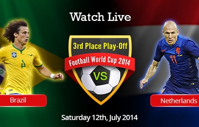 Link sopcast trận  Brazil vs Hà Lan - Hạng 3 World Cup 2014