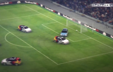 VIDEO: Độc đáo màn tái hiện trận chung kết World Cup 2014 bằng siêu xe