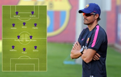 Barca có thể đá với sơ đồ 3-2-3-2
