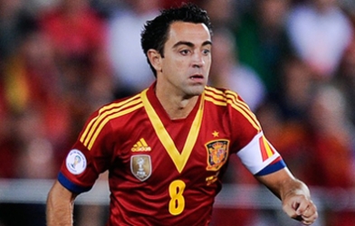 Xavi giã từ ĐT Tây Ban Nha ở tuổi 34