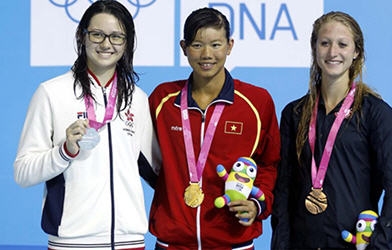 Ánh Viên mang về HCV lịch sử cho Việt Nam ở Olympic trẻ