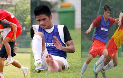 ĐT Việt Nam liên tục đón “bão chấn thương” trong tập luyện