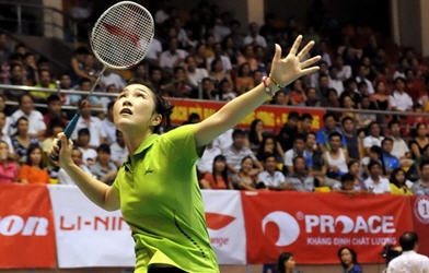 Giải cầu lông VĐTG 2014: Vũ Thị Trang dừng bước tại vòng 3