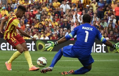 Video clip bàn thắng: Barca 2-0 Athletic Bilbao (Vòng 3 - VĐQG Tây ban Nha 2014/15)