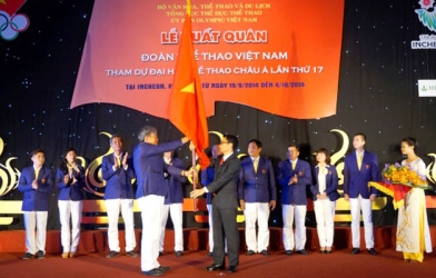 Đoàn Thể thao Việt Nam lên đường dự Asiad 17