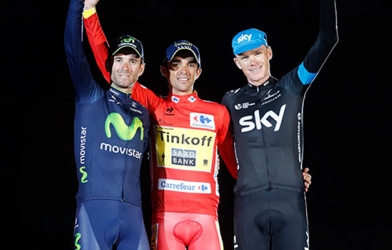 Alberto Contador đoạt áo đỏ chung cuộc giải đua xe đạp Vuelta a España