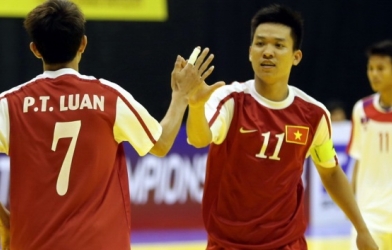 Futsal Việt Nam thắng Lào 18-0