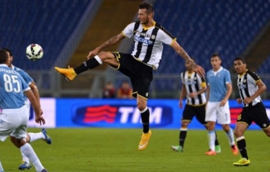 Video clip bàn thắng: Lazio 0-1 Udinese (Vòng 4- VĐQG Italia 2014/15)