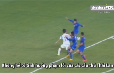 VIDEO: Quả phạt đền tưởng tượng ở trận Hàn Quốc - Thái Lan (bán kết Asiad 17)