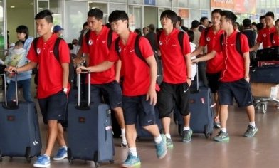 ĐT U19 Việt Nam lên đường tham dự VCK U19 châu Á 2014