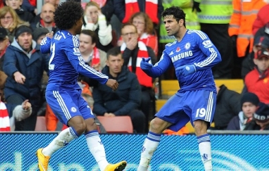 Liverpool 1-2 Chelsea: Costa giúp Blues giành trọn 3 điểm