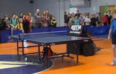 Video bóng bàn: Thua trận, tay vợt trẻ Nga tức tối tấn công trọng tài