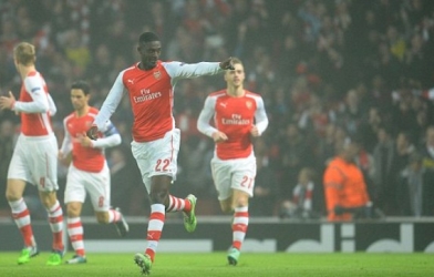 VIDEO: Phút 2' - Sanogo mở tỷ số cho Arsenal