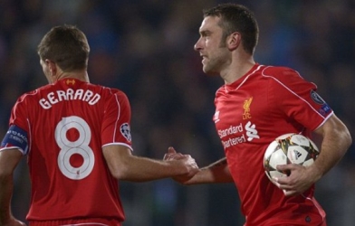 VIDEO: Phút 8' - Rickie Lambert gỡ hòa cho Liverpool