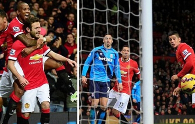 Mata – Fellaini tỏa sáng, Man Utd nhọc nhằn đánh bại Stoke