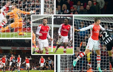 Arsenal 4-1 Newcastle: Pháo nổ liên hồi