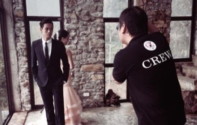 Lộ ảnh cưới của Văn Quyết và Huyền My