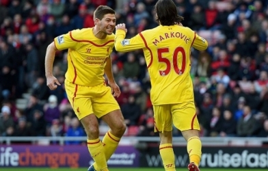 Video clip bàn thắng: Sunderland 0-1 Liverpool - Markovic tỏa sáng