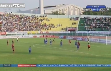 VIDEO: Cột dọc cứu 1 bàn thua cho HAGL