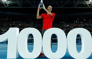 BXH tennis 14/1: Federer và Sharapova áp sát ngôi đầu