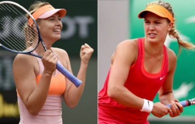 VIDEO tennis: Bouchard 0-2 Sharapova - 'Búp bê Nga' vào bán kết